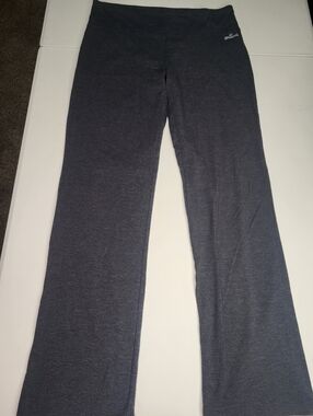 Spalding Dark Heather Gray Flared Yoga Pants